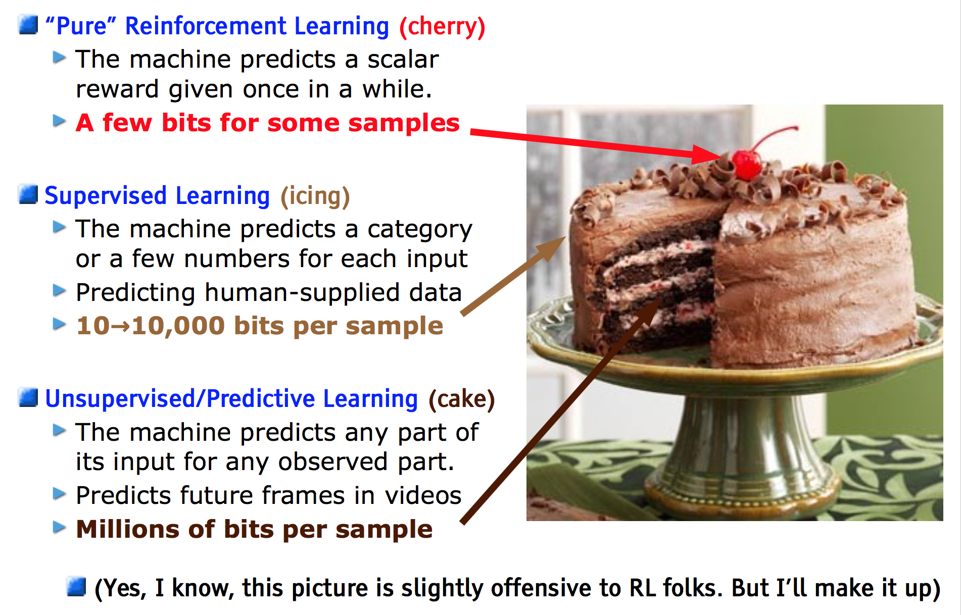 Yann LeCun's Cake